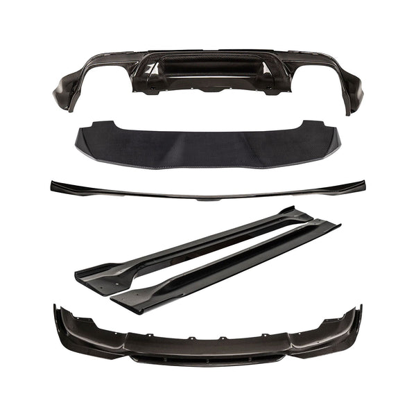 Jeep Grand Cherokee SRT and Trackhawk carbon fiber exterior kit (Track), all five pieces