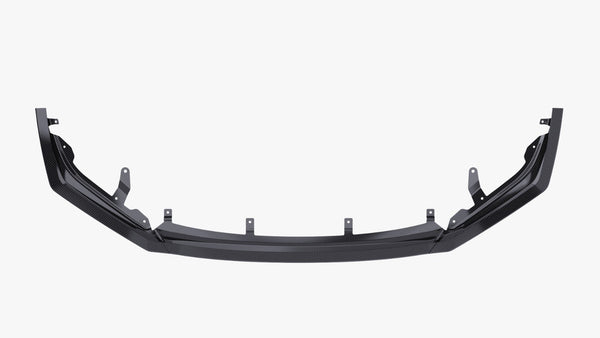 Lexus IS350 F-Sport carbon fiber front spoiler, full-width studio view
