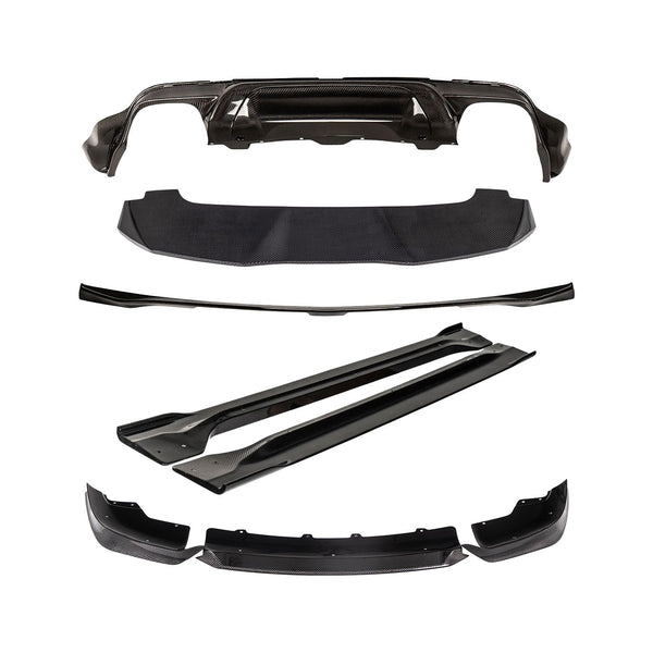 Jeep Grand Cherokee SRT and Trackhawk carbon fiber exterior kit (Sport), all five pieces