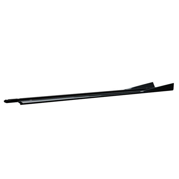 Lexus IS carbon fiber side skirt, full-length side view